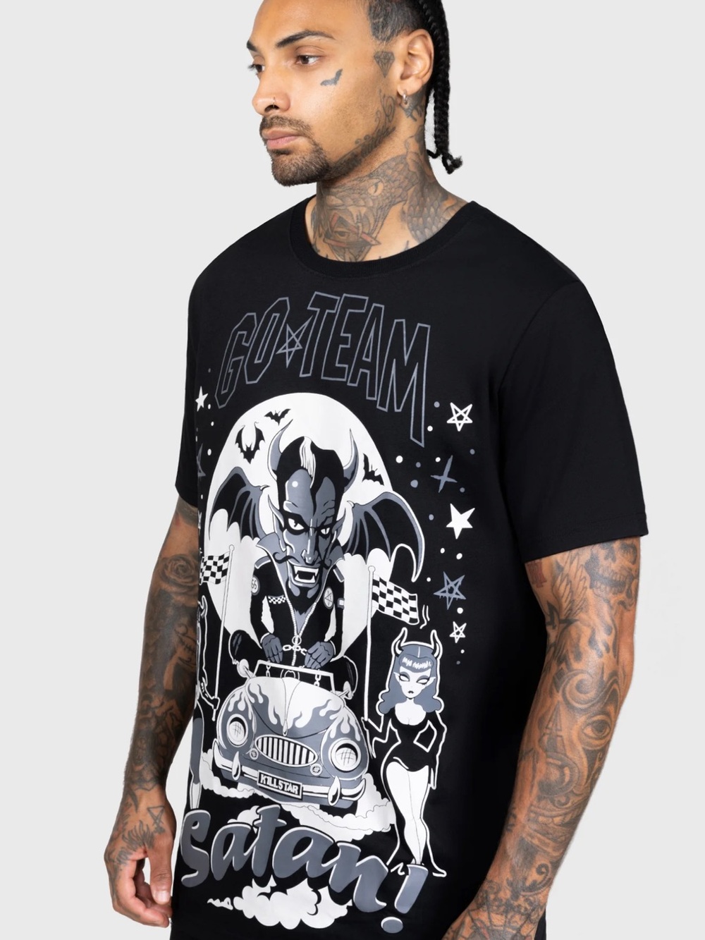 BNIBWT Killstar UNISEX Go Team Satan Tee Shirt - Medium